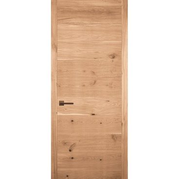Межкомнатная дверь массив дуба Легно 7 дуб натуральный глухая
