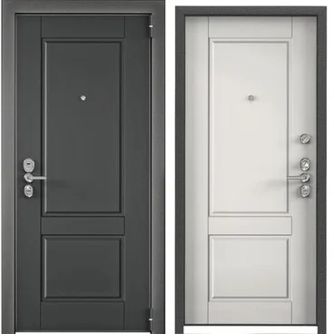 Входная стальная дверь Torex Ultimatum Next NC-1 графит NC-1 милк матовый