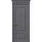 Межкомнатная дверь массив дуба Viporte Классика 1 графит глухая