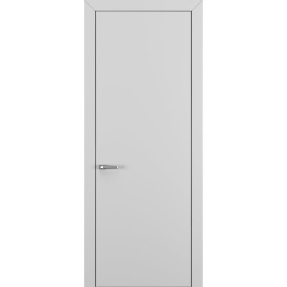 Межкомнатная дверь Квалитет К7 серая матовая глухая