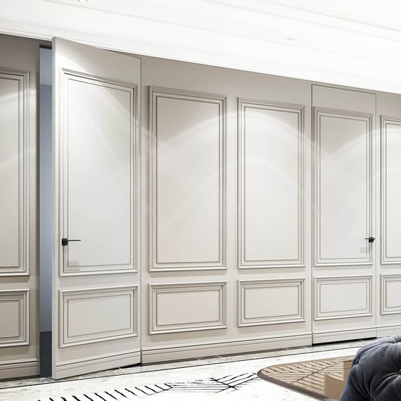 Скрытая дверь под окраску ДВЕРЦОВ INVISIBLE кромка ABS открывание на себя