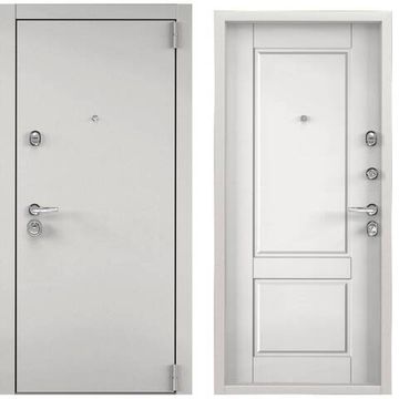 Входная дверь Super Omega 100 колоре бьянко SO-NC-1 СТ милк матовый