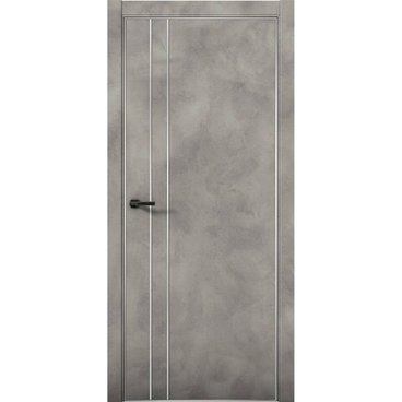Межкомнатная дверь Плутоний 4 бетон лофт глухая