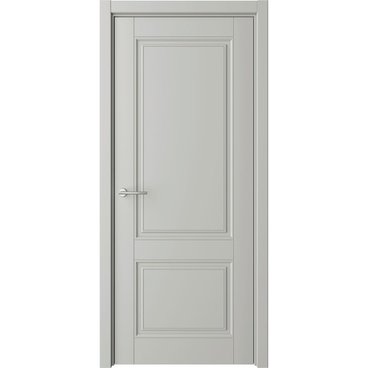 Межкомнатной двери эмаль Классика 2 серая глухая