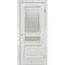 Межкомнатная дверь шпон Асти ясень белый остеклённая