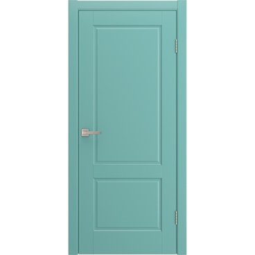 Межкомнатная дверь Патриция бирюзовая эмаль RAL 6027 глухая