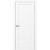 Межкомнатная дверь экошпон Турин 501.1 белый снежный глухая