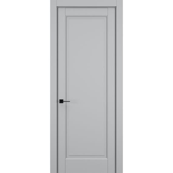 Межкомнатная дверь керамик SC 1 шеллак серый глухая