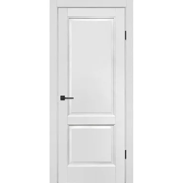 Межкомнатная дверь экошпон ДП-H12 white pearl глухая