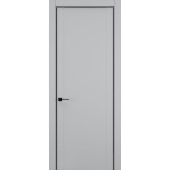 Фото межкомнатной двери керамик FL 1 серый глухая
