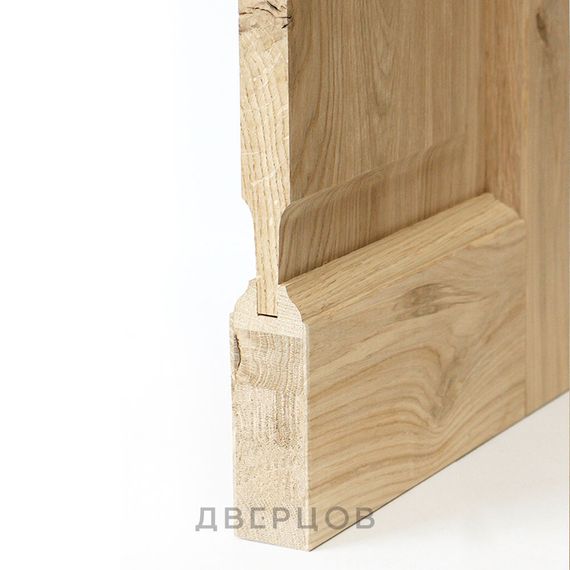 Межкомнатная дверь массив дуба с сучком Дверцов Кастро глухая