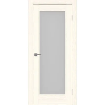 Межкомнатная дверь экошпон Турин Neo 501.2 ясень светлый со стеклом