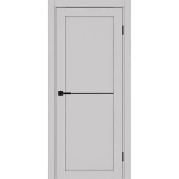 Межкомнатная дверь экошпон Турин 502АПП.11 пепельный с молдингом