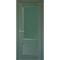 Межкомнатная дверь экошпон Perfecto 108 barhat green остеклённая