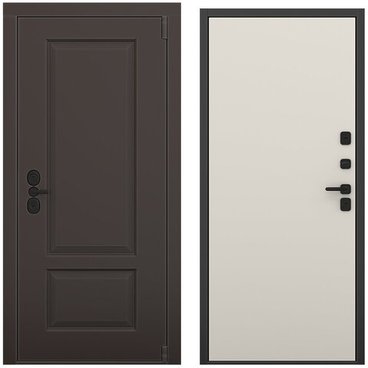 Входная дверь Шэбби амаретто силк панель гладкая