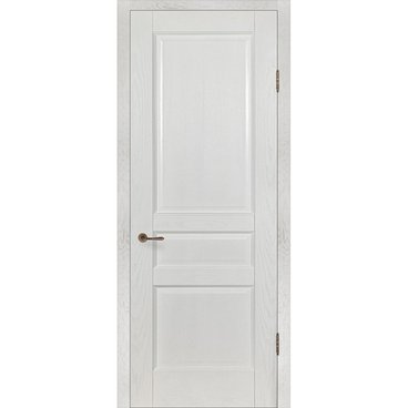 Межкомнатная дверь шпон Прованс 9 белый ясень глухая