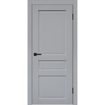 Межкомнатная дверь эмалит Классик 3 светло-серый глухая