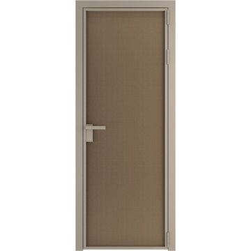 Алюминиевая межкомнатная дверь 1AP никель матовый перламутр бронза элегант