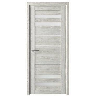 Межкомнатная дверь Пекин эко-шпон дуб нордик со стеклом