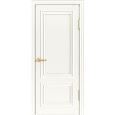 Межкомнатная дверь экошпон 81002 дарк вайт глухая