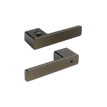 Дверная ручка со встроенным фиксатором R8 ONE кашемир серый