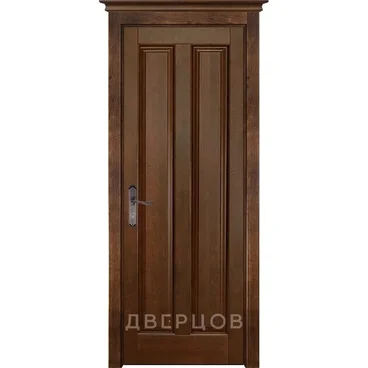 Межкомнатная дверь массив ольхи ОКА Сорренто античный орех глухая