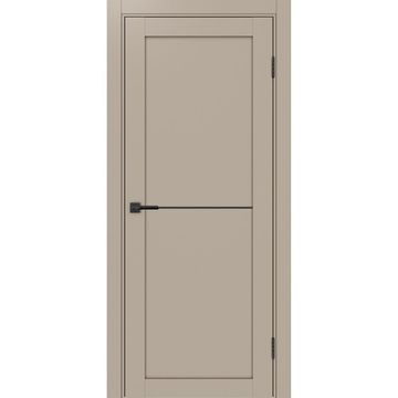 Межкомнатная дверь экошпон Турин 502АПП.11 мокко с молдингом