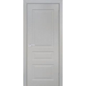 Межкомнатная дверь эмаль Текона Смальта-Лайн 05 агат RAL 7044 глухая