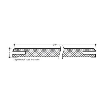 Добор дверной телескопический массив ольхи ОКА паз с двух сторон