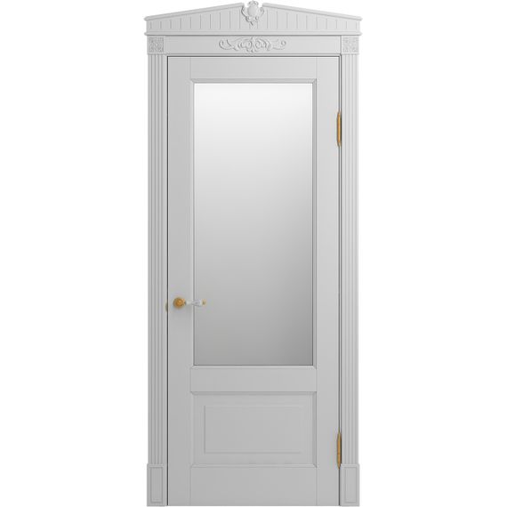 Межкомнатная дверь массив бука Viporte Бьелла аворио остеклённая