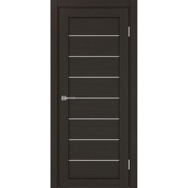 Межкомнатная дверь экошпон Турин 508.12 венге остеклённая