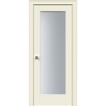 Межкомнатная дверь эмаль Дельта RAL 9001 остеклённая