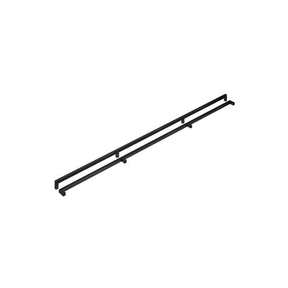 Дверная ручка-скоба Incontro 20-20 чёрная матовая для замка AGB TOUCH