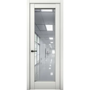 Межкомнатная дверь Кобальт 42 милк с зеркалом