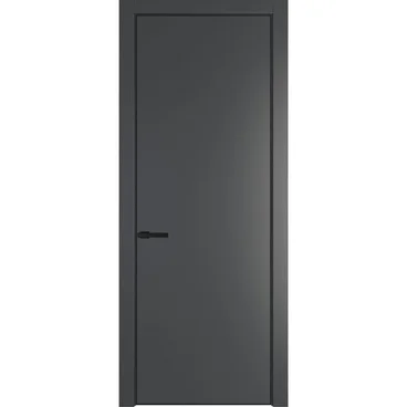 Межкомнатная дверь 1PA графит глухая