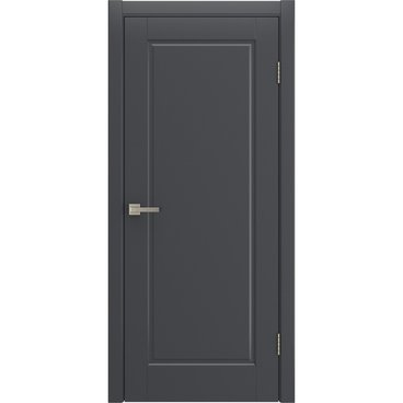 Межкомнатная дверь Аура графитовая эмаль RAL 7024 глухая
