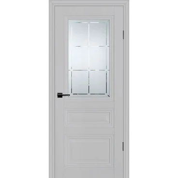 Межкомнатная дверь экошпон Profilo Porte PSC-39 агат остеклённая