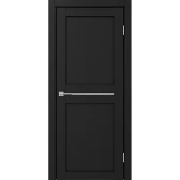 Межкомнатная дверь экошпон Турин 520.121 антрацит остеклённая