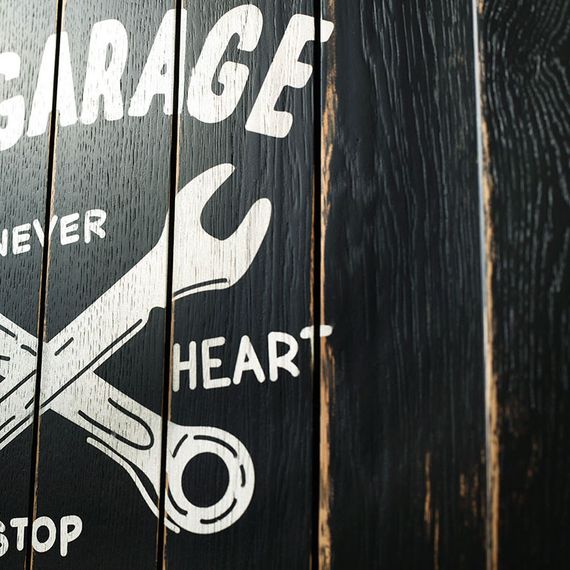 Межкомнатная дверь массив дуба Лофт Палермо RAL 9005 глухая