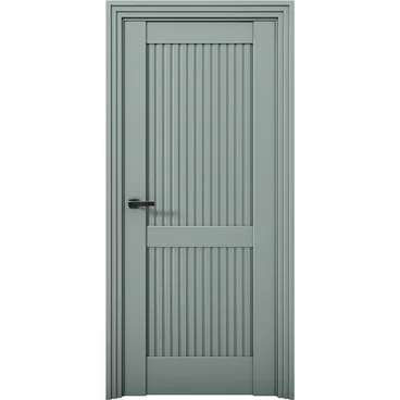 Межкомнатная дверь Никель 2 Deep Green глухая