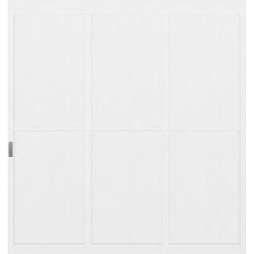 Раздвижная межкомнатная перегородка экошпон 102.11 Белый лёд