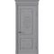 Межкомнатная дверь массив дуба Viporte Флоренция Декор серый жемчуг глухая
