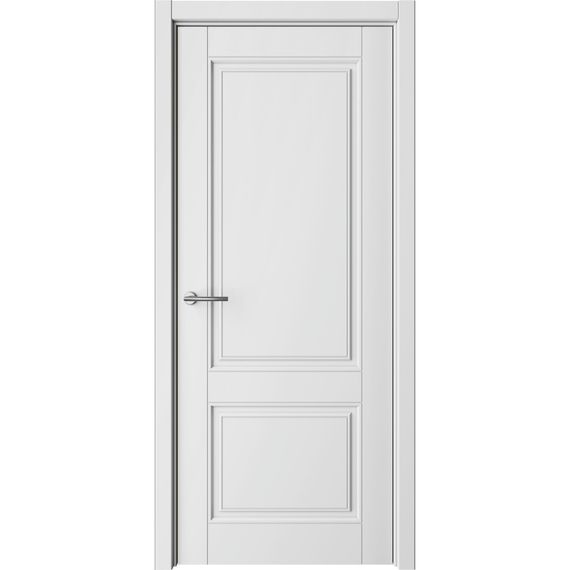 Фото межкомнатной двери эмаль Классика 2 белая глухая