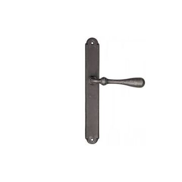 Ручка на планке для межкомнатной двери Retro PL01-IA античное серебро