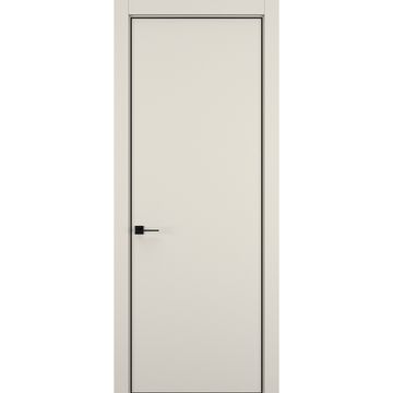 Межкомнатная дверь керамик MN 1 жемчужный глухая