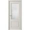 Межкомнатная дверь эмаль Классика 2 латте остеклённая