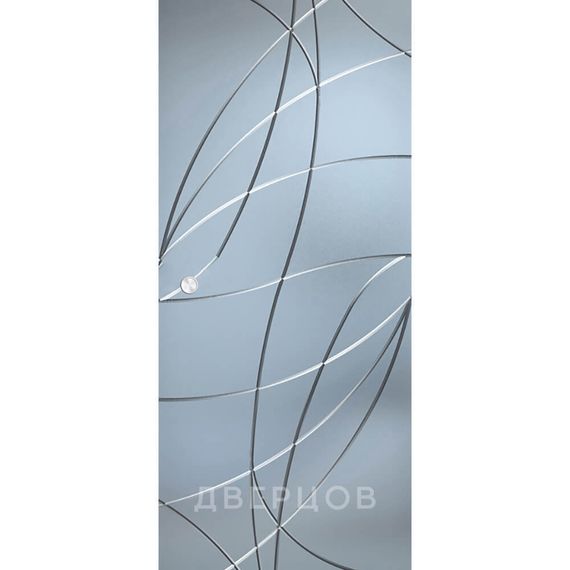 Фото стеклянной раздвижной двери Аврора