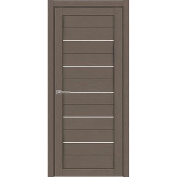 Межкомнатная дверь Light Soft touch 2127 софт тортора остеклённая