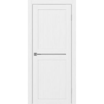 Межкомнатная дверь экошпон Турин 520.121 белый лёд остеклённая