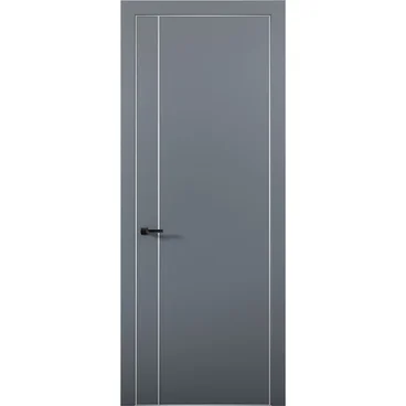 Межкомнатная дверь Палладий 10 антрацит глухая